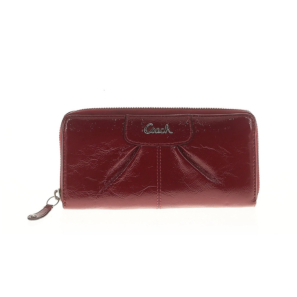 Coach Burgundy Leather Women's Wallet
